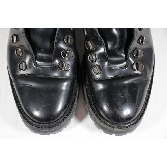 Common Projects Lace Up Leather Combat Boots Mens 40 US 7 O908 - Picture 3 of 11